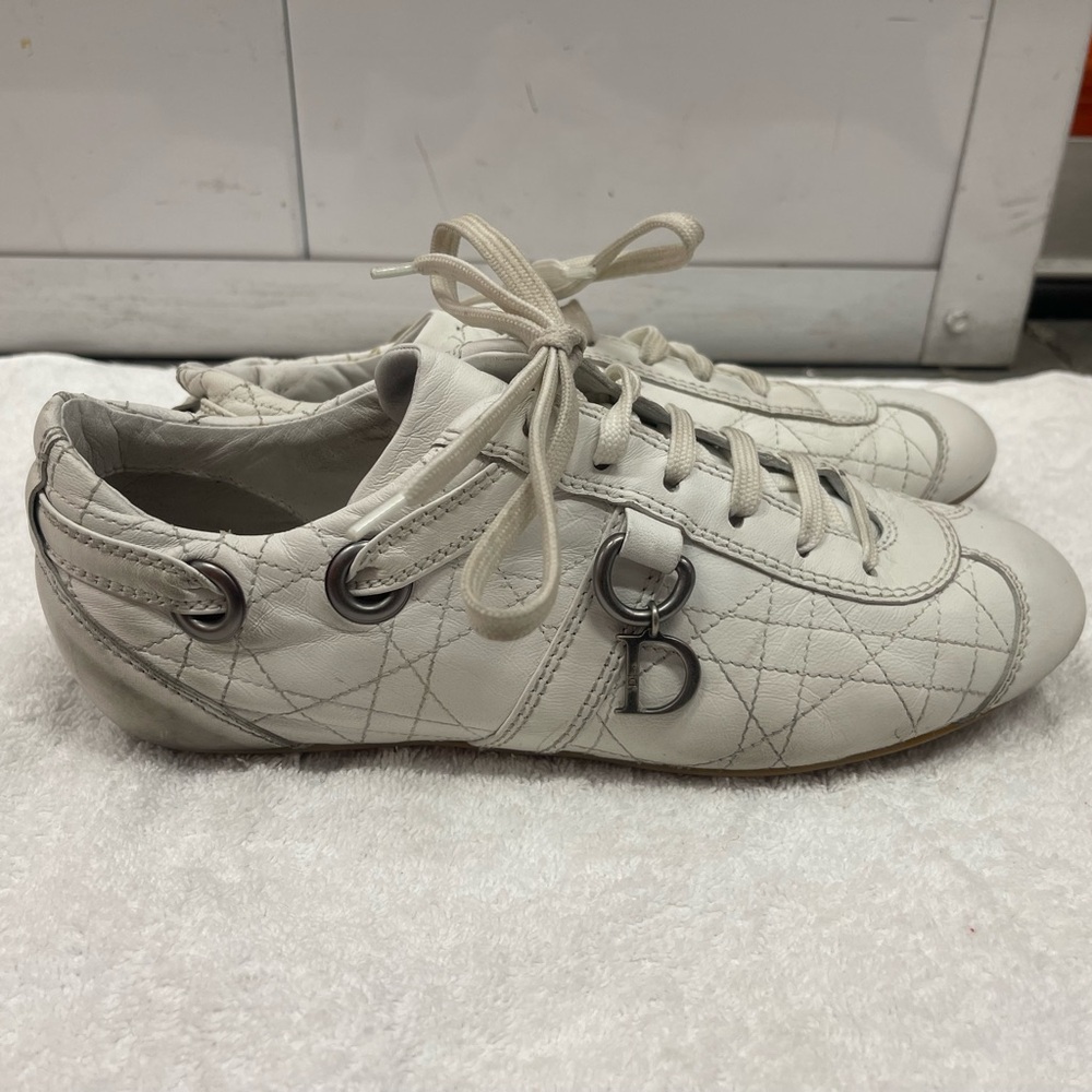 White Christian Dior, tennis shoes